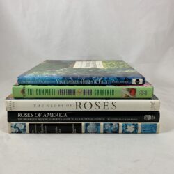 Gardening Books - Roses, Herbs, Shrubs, Vegetables, Fruit - Collection of 5